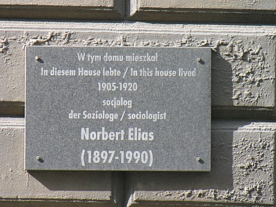 In what year did Norbert Elias become a professor at the University of Leicester?