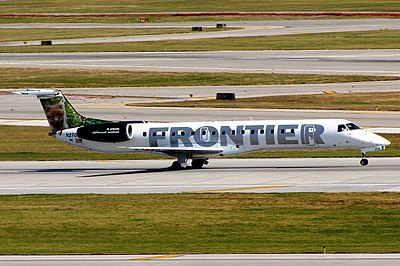 How many destinations does Frontier Airlines serve?