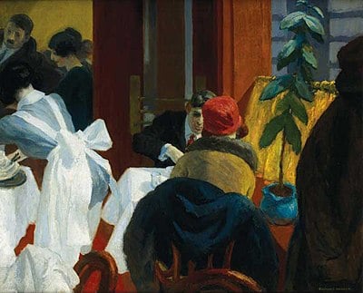 How would critics describe Edward Hopper's portrayal of America?