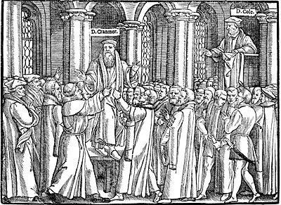 What was the first officially authorized vernacular service published by Thomas Cranmer?