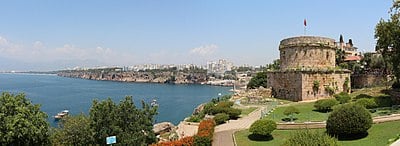 What is the notable Roman monument in Antalya?