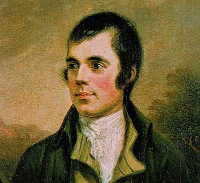 Which poem by Burns served as an unofficial national anthem of Scotland?
