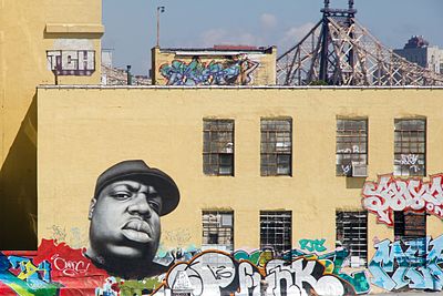 Who was the founder of the label to which The Notorious B.I.G. was signed?