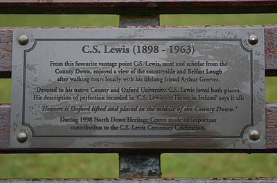 What is the location of C. S. Lewis's burial site?