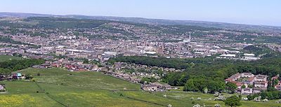 Which university is located in Huddersfield?