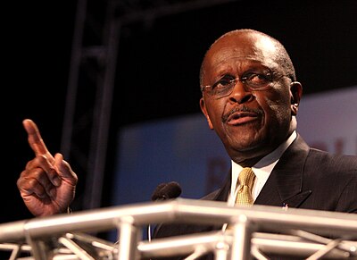 Which degree did Cain earn from Morehouse College?