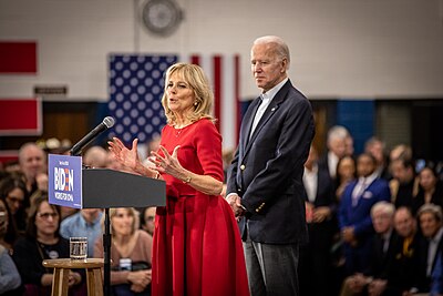 What is one of Jill Biden's educational degrees?