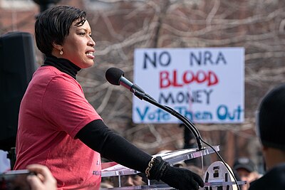 In which political party is Muriel Bowser a member?