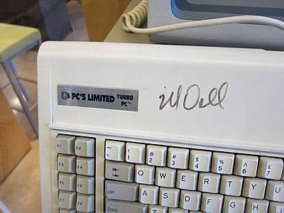 What was the first product sold by Dell Technologies?