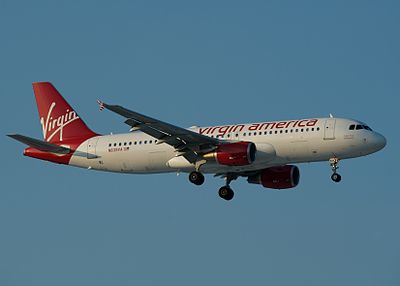 What type of aircraft did Virgin America primarily operate?