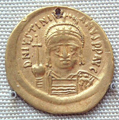 What was the date of Justinian I's death?