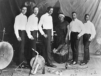In what year did Ma Rainey make her first recording?