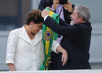 In what year did Dilma Rousseff become Brazil's president?