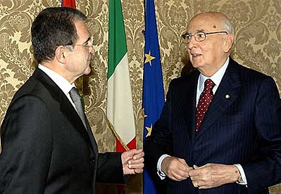What coalition did Romano Prodi lead in the 1996 Italian general election?