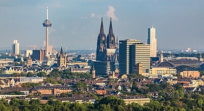Cologne shares a border with  [url class="tippy_vc" href="#12213"]Hürth[/url], [url class="tippy_vc" href="#18804"]Mettmann[/url] & [url class="tippy_vc" href="#18792"]Rhine Neuss[/url]. [br] Can you guess which has a larger population?