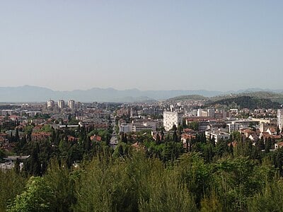 What is the name of the main sports stadium in Podgorica?