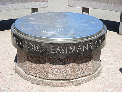 Eastman has been commemorated on which famous walkway?