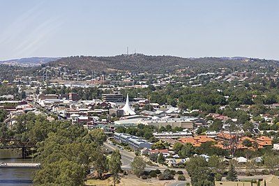 In what year was Wagga Wagga proclaimed as a city?
