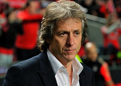 How many times was Jorge Jesus considered one of the ten best club coaches in the world?