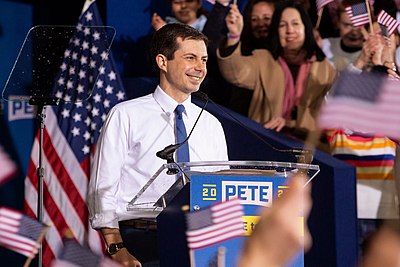What is/was Pete Buttigieg's political party?