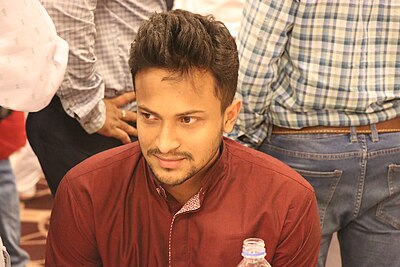 In which year did Shakib Al Hasan make his Test debut?