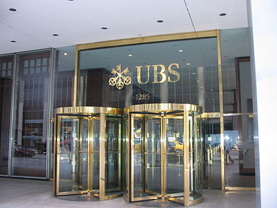 What is the approximate amount of assets under management (AUM) for UBS?