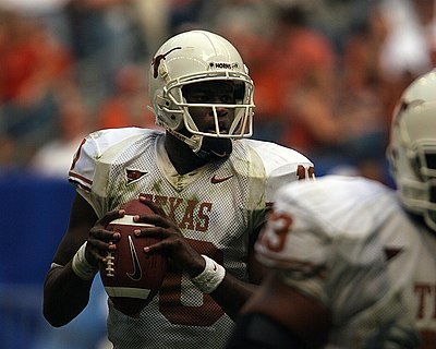 Which former Texas Longhorns player is known as the "Tyler Rose"?