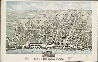 What proportion of US shoes were produced in Haverhill by the end of 1913?