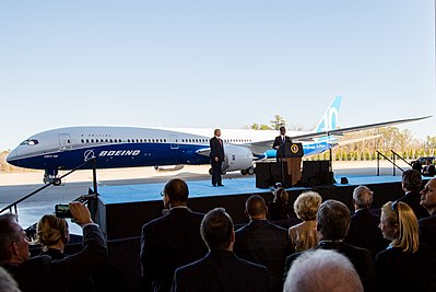 What are the four primary divisions of the Boeing Company?