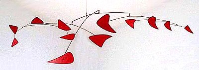 In what aspect did Calder prefer not to delve too much into his work?