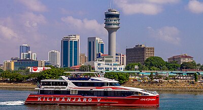 What is the main port in Dar es Salaam called?