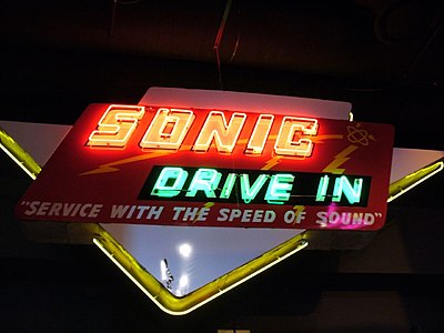 What is the mascot of Sonic Drive-In?