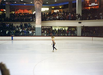 At what age did Tonya start ice skating lessons?