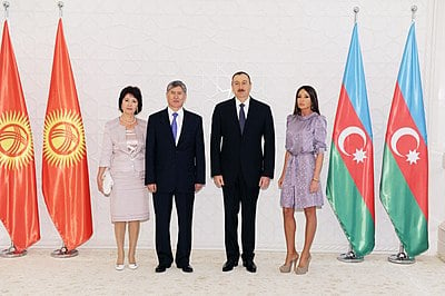 What did Atambayev do following his term that marked a Central Asian precedent?