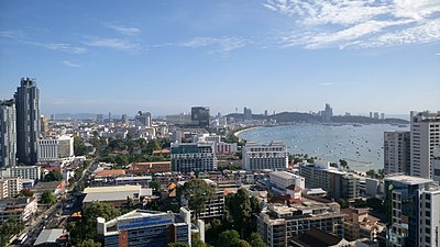 What is the approximate distance between Pattaya and Bangkok?