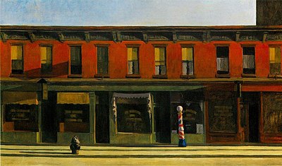 Name a famous painting by Hopper.