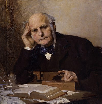 What concept did Francis Galton develop in statistics? 