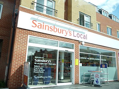 What is the location of the first Sainsbury's shop?