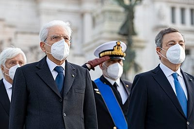 How many prime ministers have served under Mattarella's presidency as of 2022?