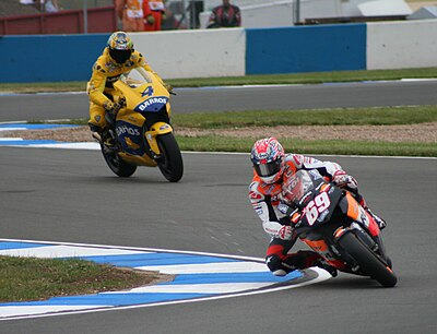 In which year did Hayden finish third in the MotoGP standings?
