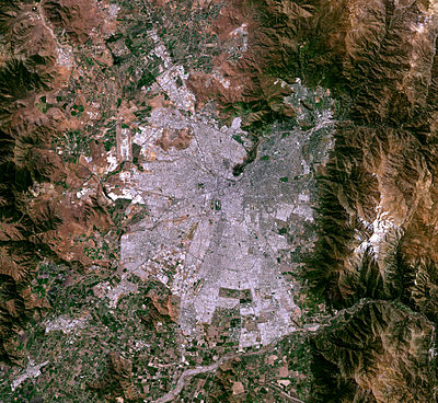 What is the population of the Santiago Metropolitan Region?