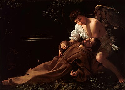 What was a distinctive feature of Caravaggio's painting process?