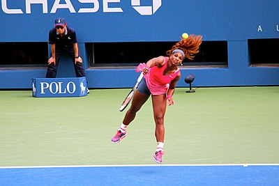 How many double records does Serena Williams hold (win/lose balance)?