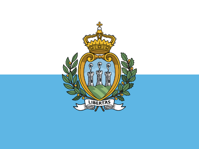 Which famous artist designed the City of San Marino's coat of arms?