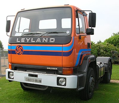 What was the name of British Leyland's holding company created in 1975?