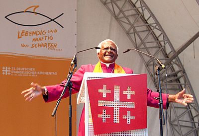 What did Desmond Tutu study at King's College London?