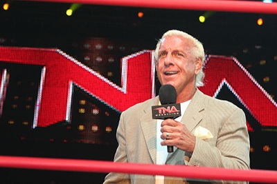 How many times is Ric Flair officially recognized by WWE as a world champion?