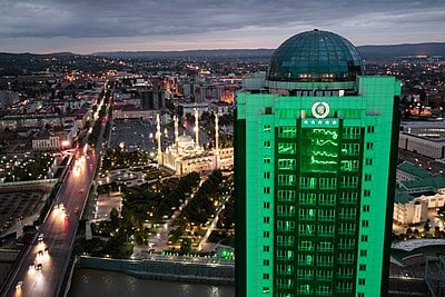 In which country is Grozny located?
