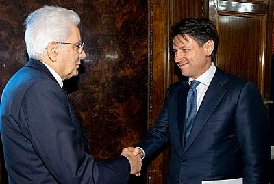 What was Giuseppe Conte's profession before entering politics?