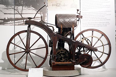 What was the name of Daimler's first high-speed liquid petroleum-fueled engine?